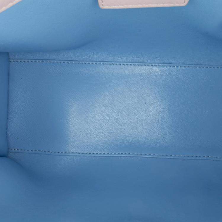 Pre Owned Dior Medium Tricolor Lambskin Cannage Lady Dior