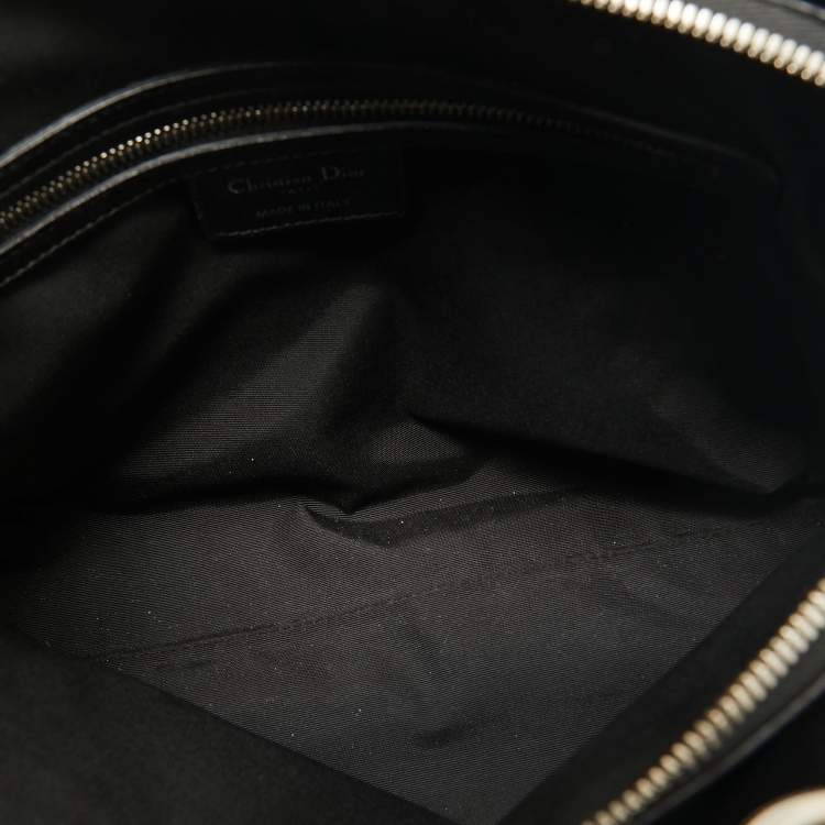 مملوكة مسبقًا Dior Black Cannage Leather Soft Lady Dior Satchel