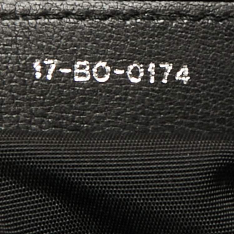 مملوكة مسبقًا Dior Black Cannage Leather Soft Lady Dior Satchel