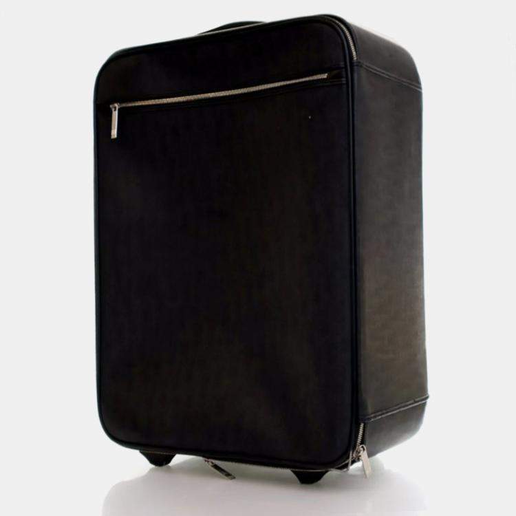 Pre Owned Dior Oblique Black Coated Canvas Travel Bag