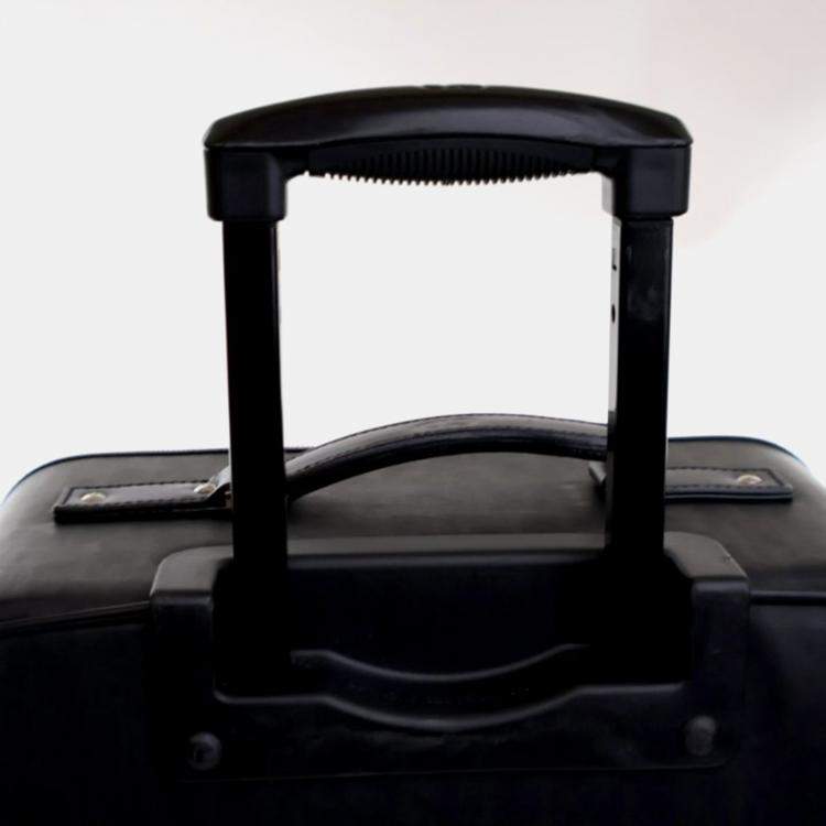 Pre Owned Dior Oblique Black Coated Canvas Travel Bag