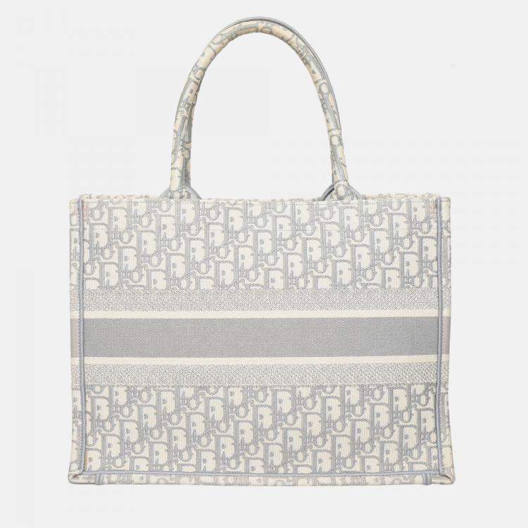 Pre Owned Dior Medium Oblique Book Tote
