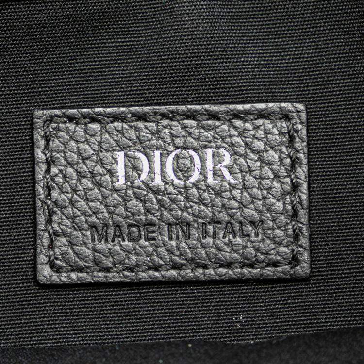 Pre Owned Dior Brown Oblique Canvas Saddle Messenger Bag