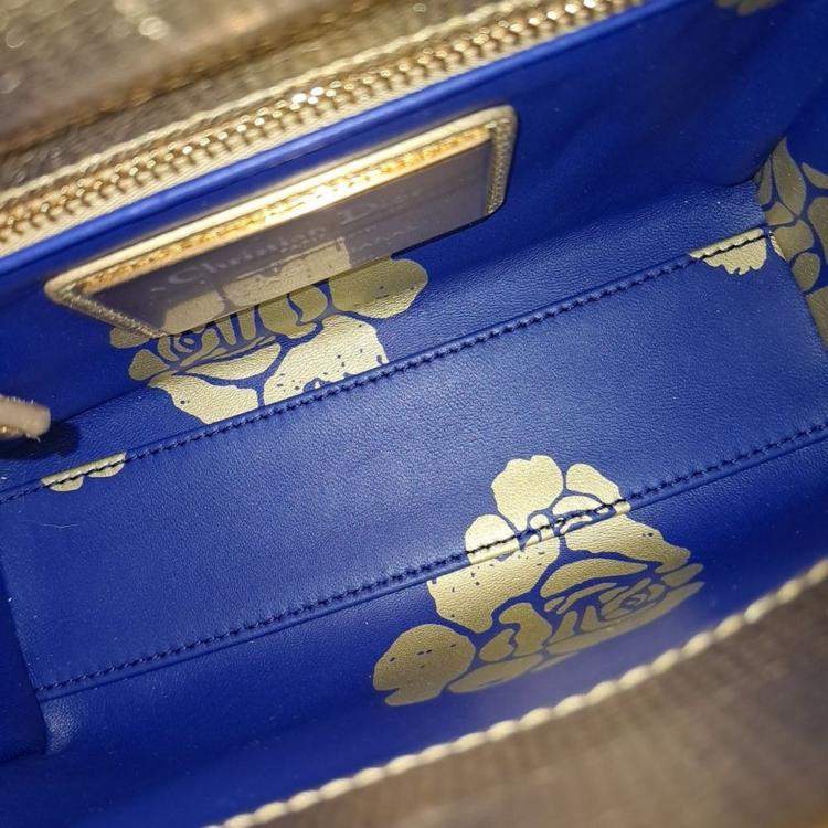 Pre Owned Dior X Olgard Amaral Lady Bag Mini