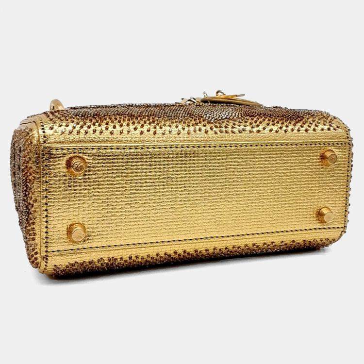 Pre Owned Dior X Olgard Amaral Lady Bag Mini