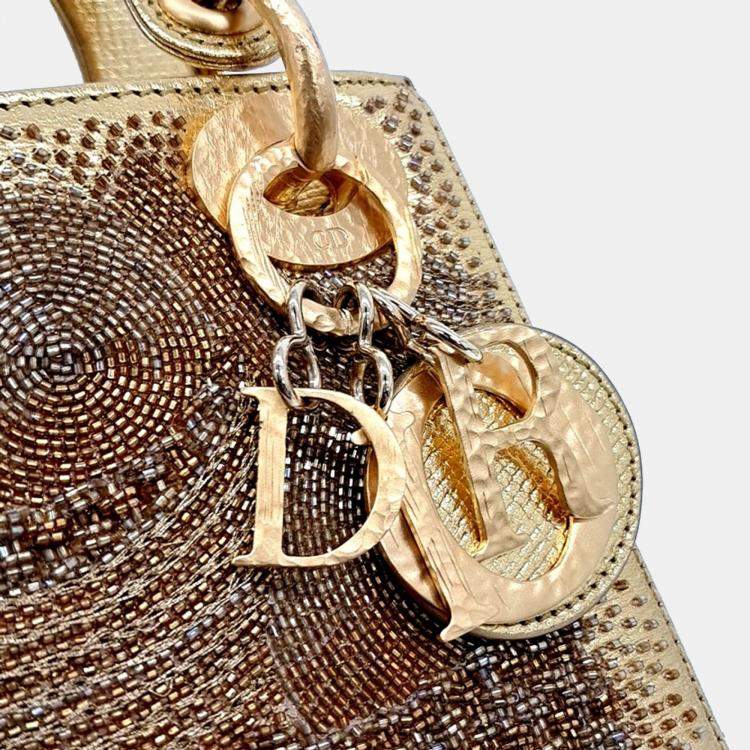 Pre Owned Dior X Olgard Amaral Lady Bag Mini