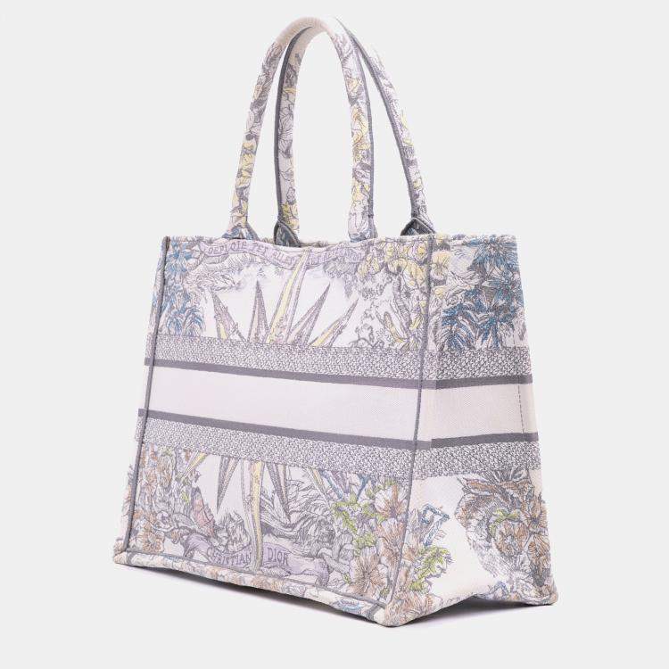 Pre Owned Dior Purple Medium Reve d Infini Book Tote