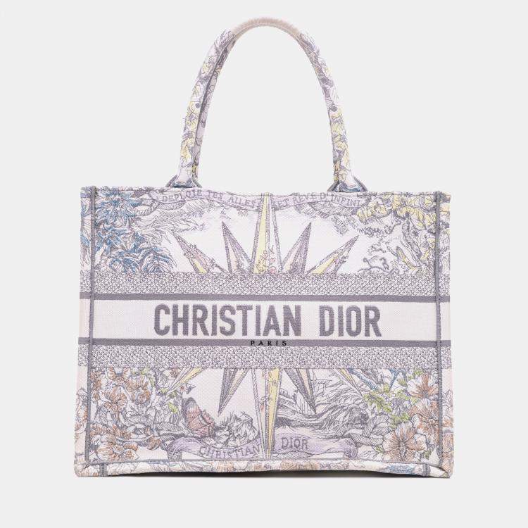 Pre Owned Dior Purple Medium Reve d Infini Book Tote