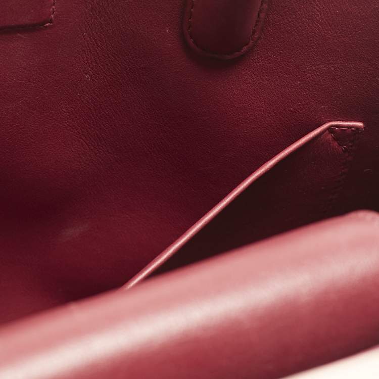 Pre Owned Dior Red Calfhair and Leather Medium Diorever Tote