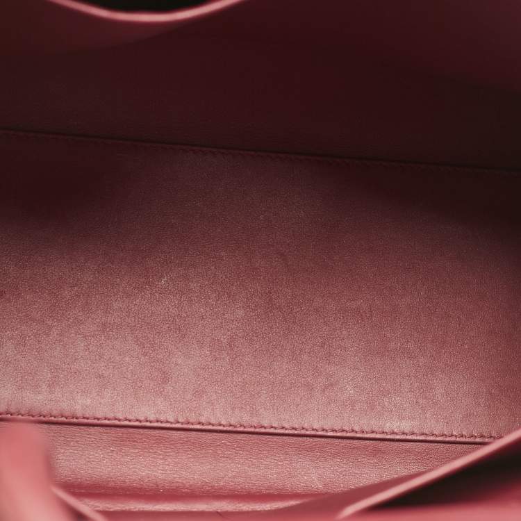 Pre Owned Dior Red Calfhair and Leather Medium Diorever Tote