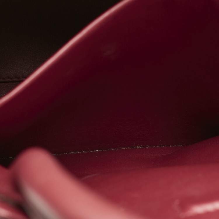 Pre Owned Dior Red Calfhair and Leather Medium Diorever Tote
