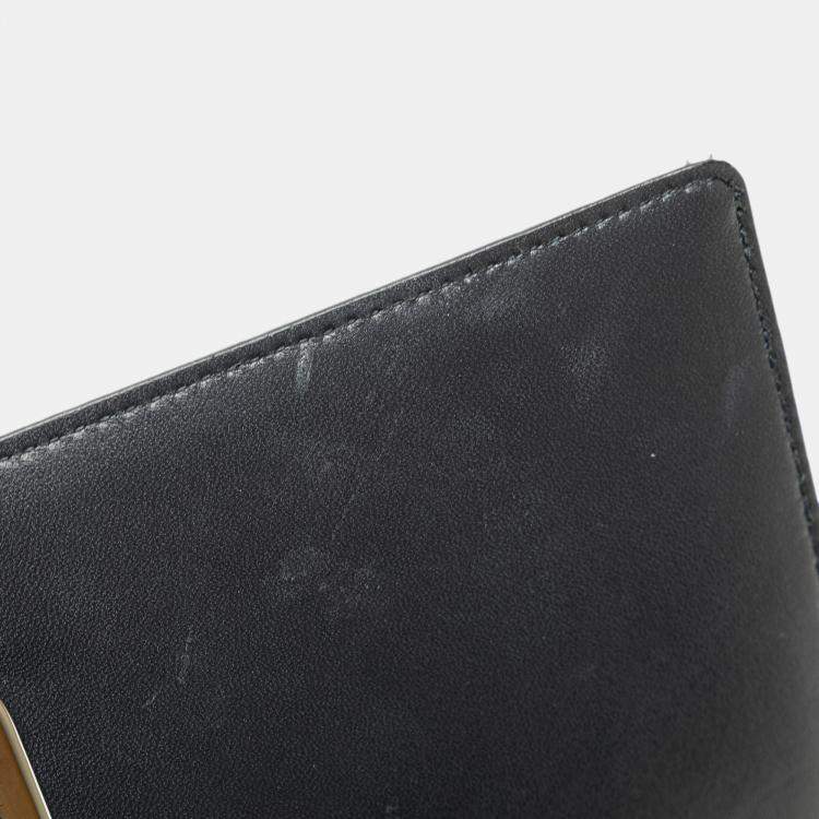 Pre Owned Dior Silver Medium Metallic Patent Microcannage Diorama Flap