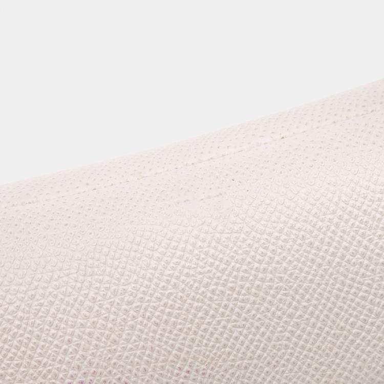 Pre Owned Dior White Mini Grained Calfskin Saddle Bag