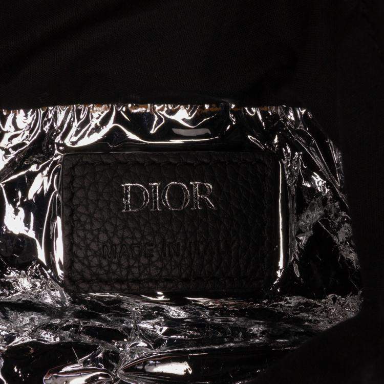 Pre Owned Dior Blue Oblique Canvas Thermo Bottle Holder