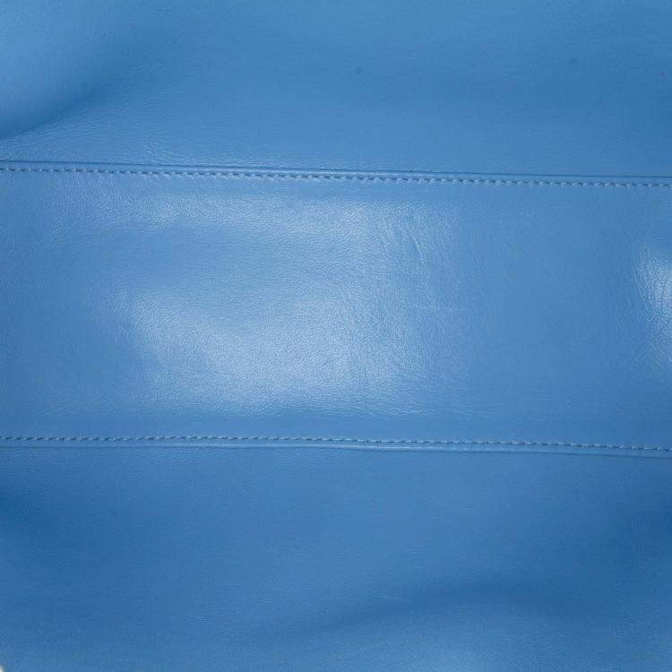 Pre Owned Dior Lady Dior Medium Tricolor Lambskin Handbag