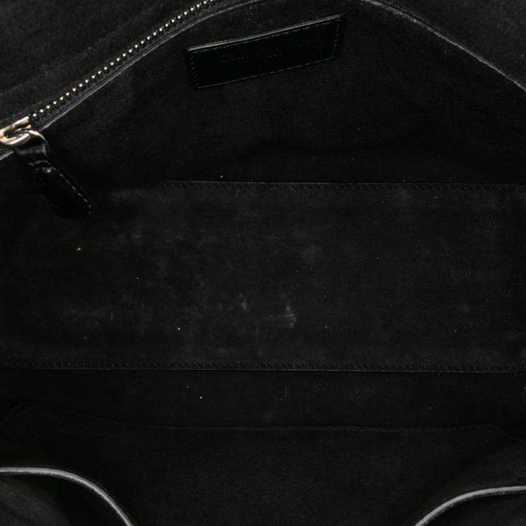 Pre Owned Dior Black White Medium Calfskin Checkered Lady Dior