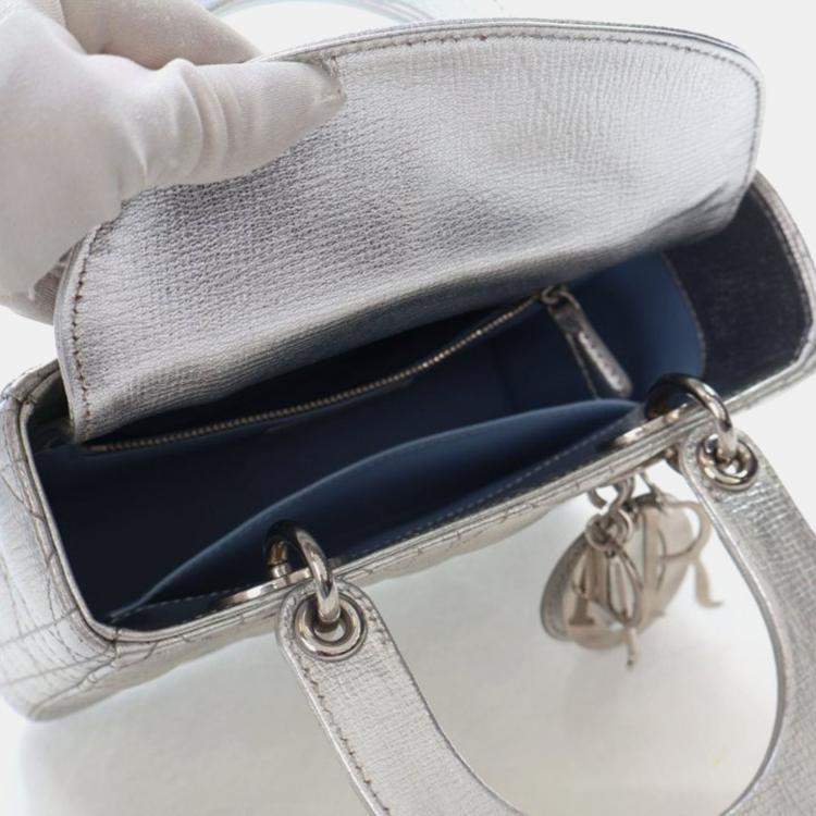 مملوكة مسبقًا Christian Dior My Lady Dior Small Lucky Badges Calfskin Handbag