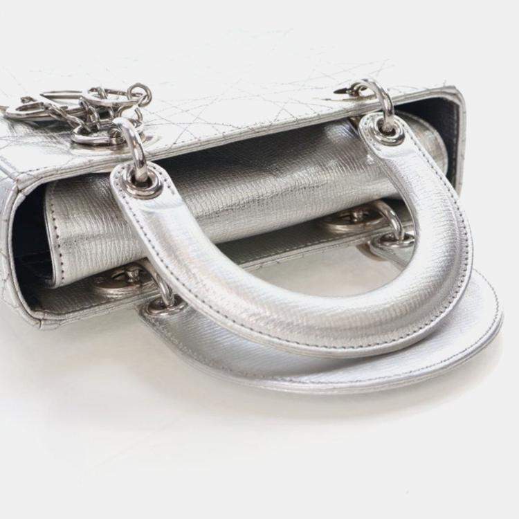 مملوكة مسبقًا Christian Dior My Lady Dior Small Lucky Badges Calfskin Handbag