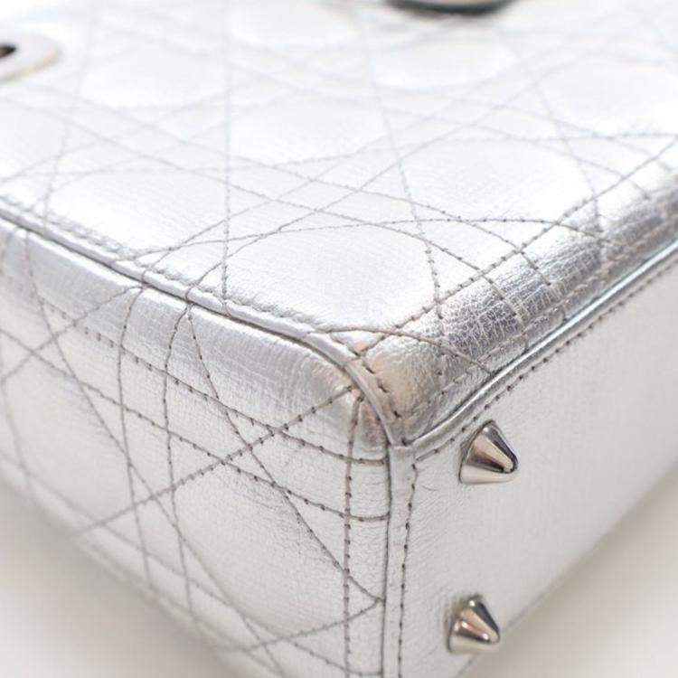 مملوكة مسبقًا Christian Dior My Lady Dior Small Lucky Badges Calfskin Handbag