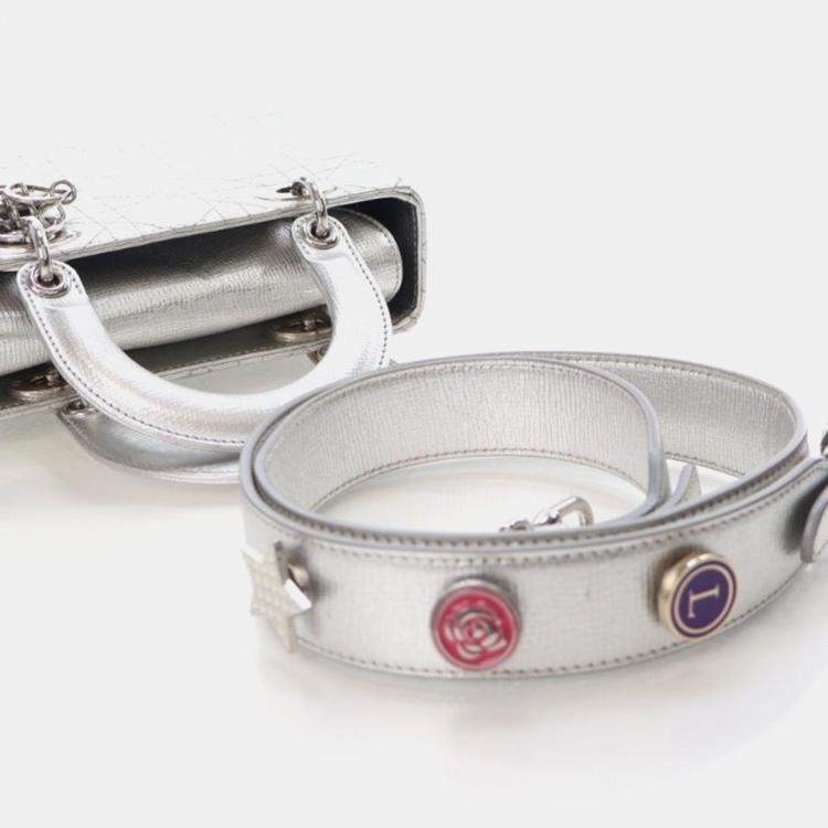مملوكة مسبقًا Christian Dior My Lady Dior Small Lucky Badges Calfskin Handbag