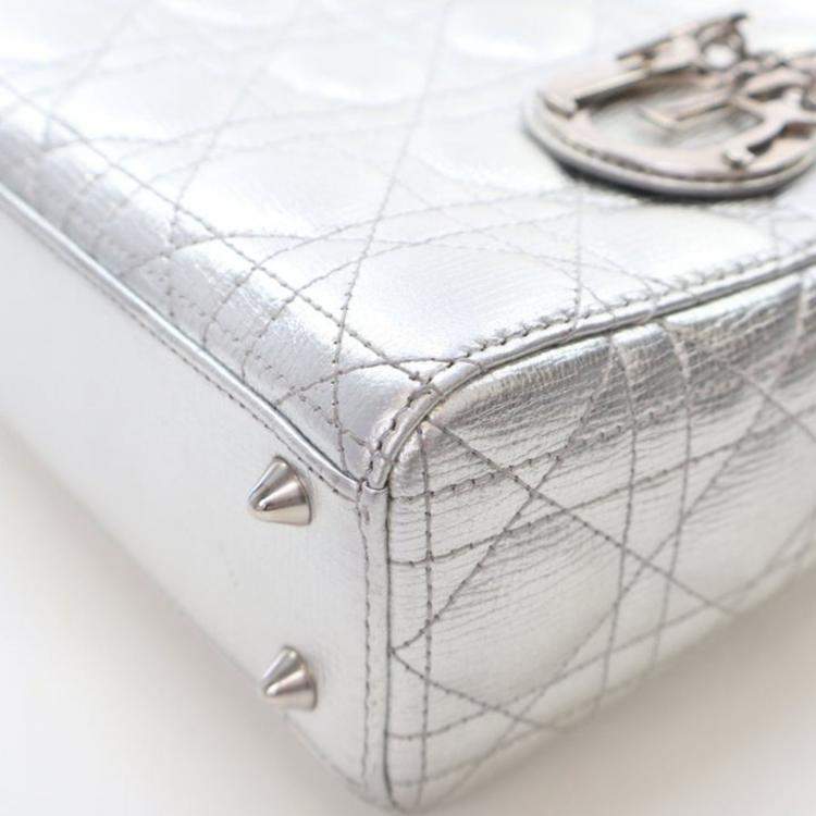 مملوكة مسبقًا Christian Dior My Lady Dior Small Lucky Badges Calfskin Handbag