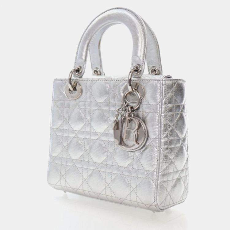 مملوكة مسبقًا Christian Dior My Lady Dior Small Lucky Badges Calfskin Handbag