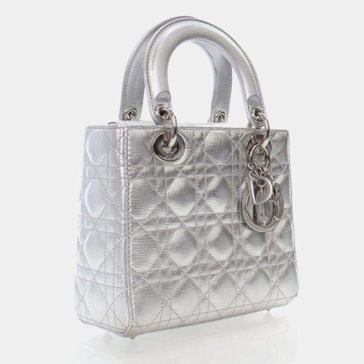 مملوكة مسبقًا Christian Dior My Lady Dior Small Lucky Badges Calfskin Handbag