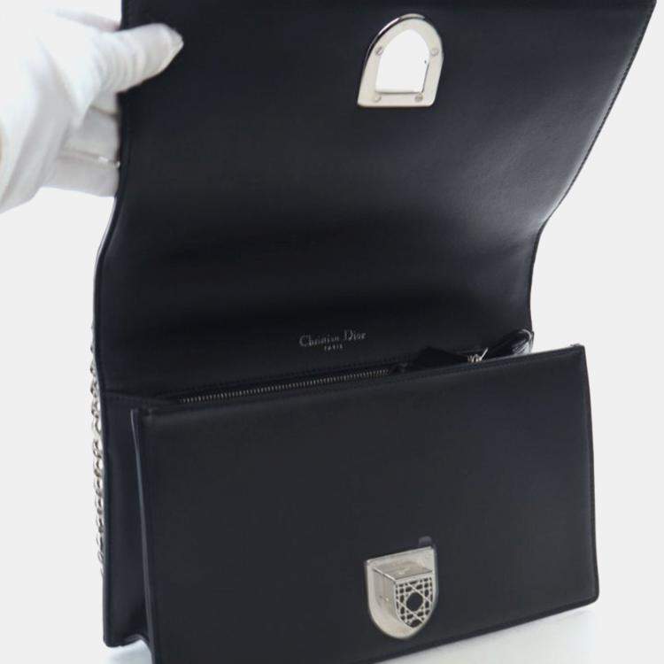 Pre Owned Dior Diorama Medium Calfskin Flap Bag