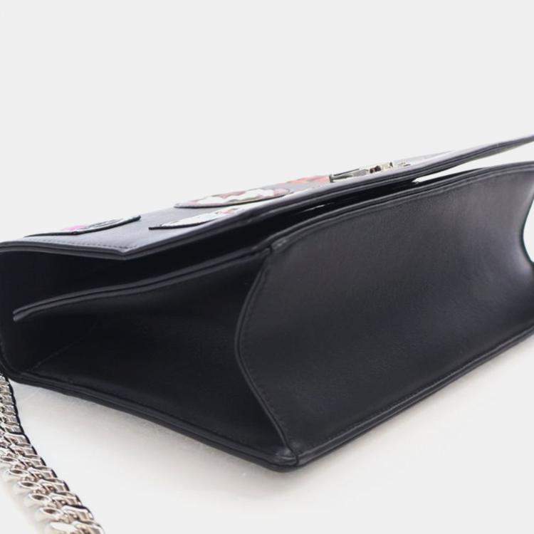 Pre Owned Dior Diorama Medium Calfskin Flap Bag