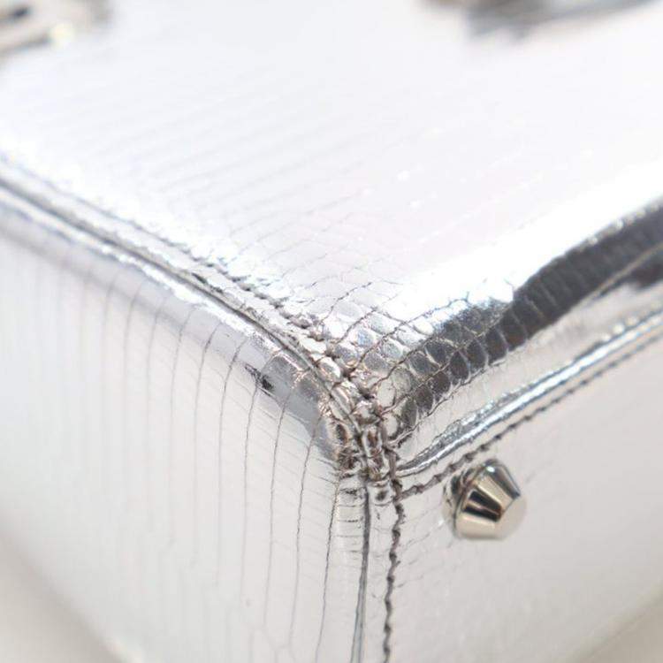 Pre Owned Dior Mini Lizard Lady Dior