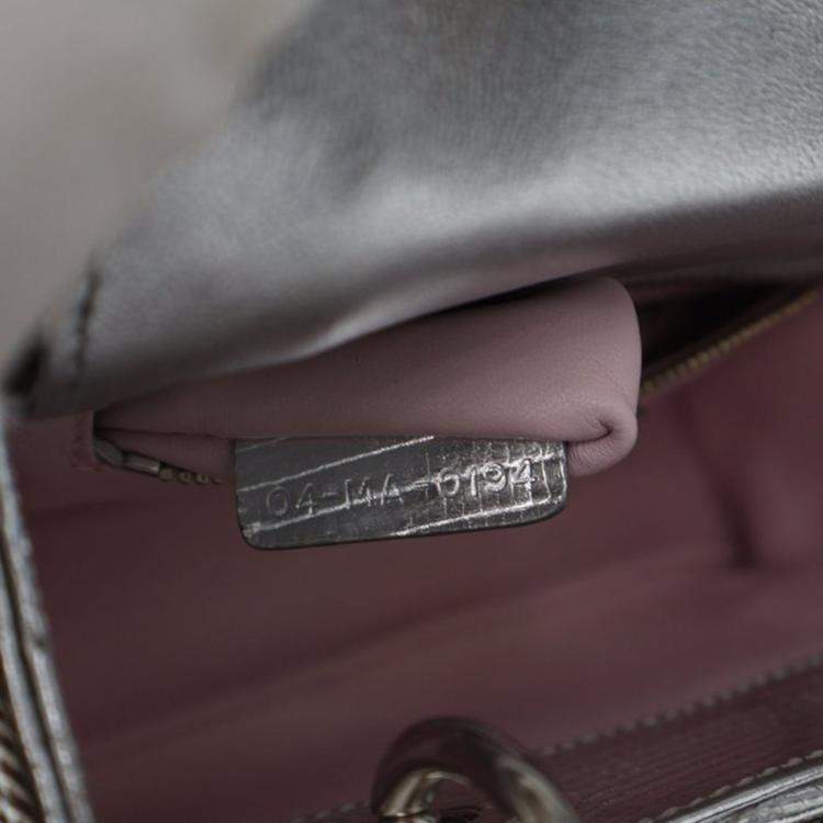 Pre Owned Dior Mini Lizard Lady Dior