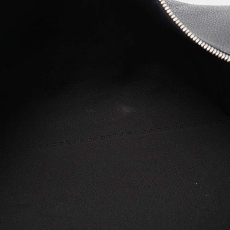 Pre Owned Dior Rango 50 Black Leather Boston Bag