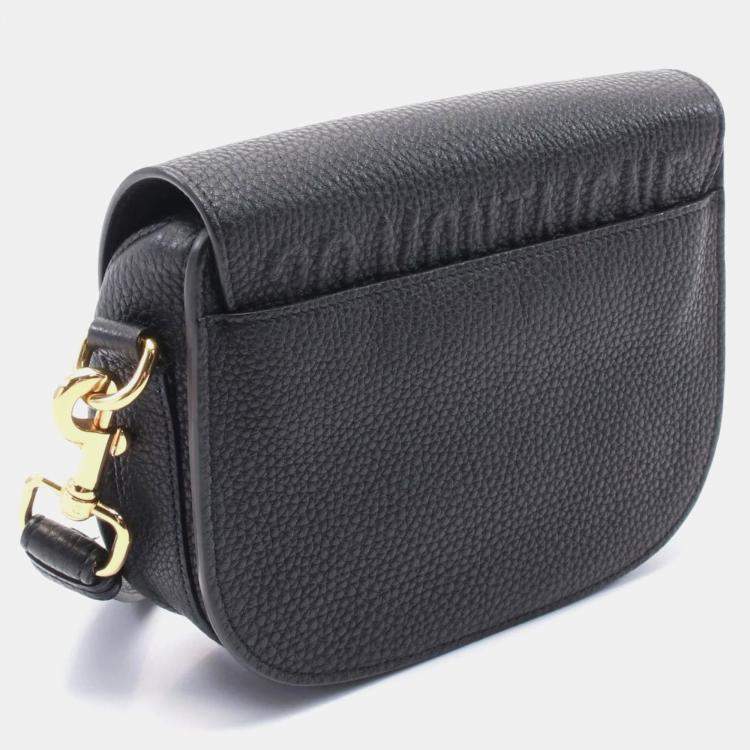 Pre Owned Dior Bobby Small Black Leather Shoulder Bag