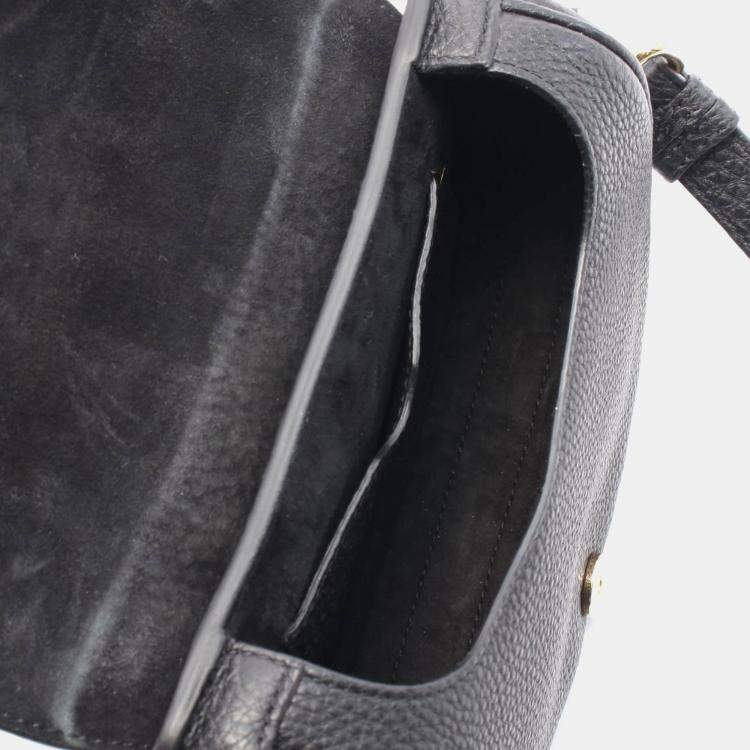 Pre Owned Dior Bobby Small Black Leather Shoulder Bag