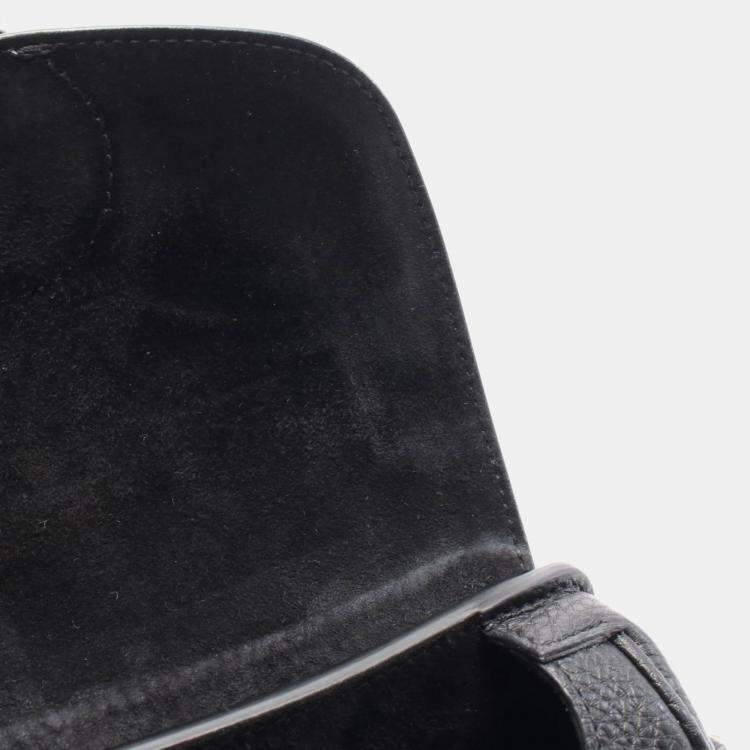Pre Owned Dior Bobby Small Black Leather Shoulder Bag