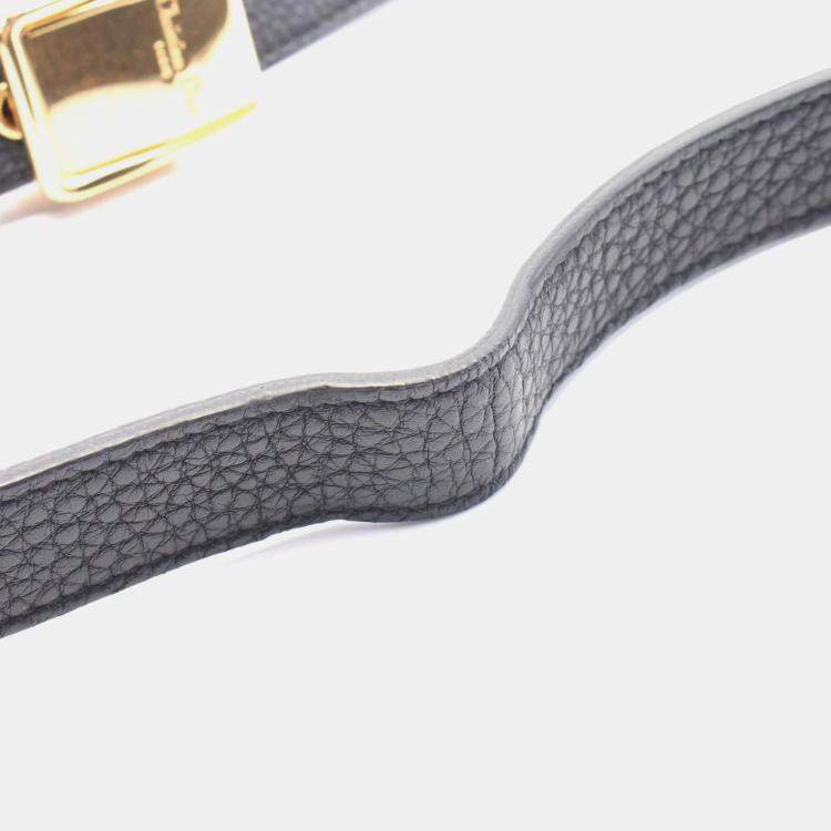Pre Owned Dior Bobby Small Black Leather Shoulder Bag