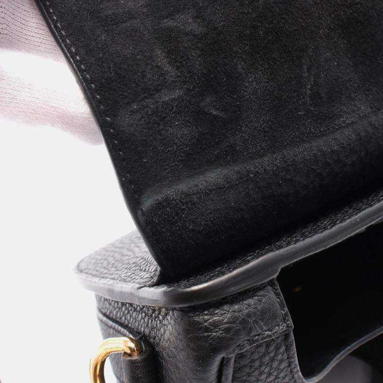 Pre Owned Dior Bobby Small Black Leather Shoulder Bag
