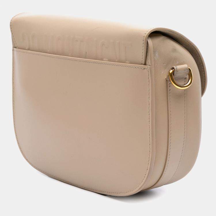 Pre Owned Dior Beige Medium Leather Bobby Crossbody