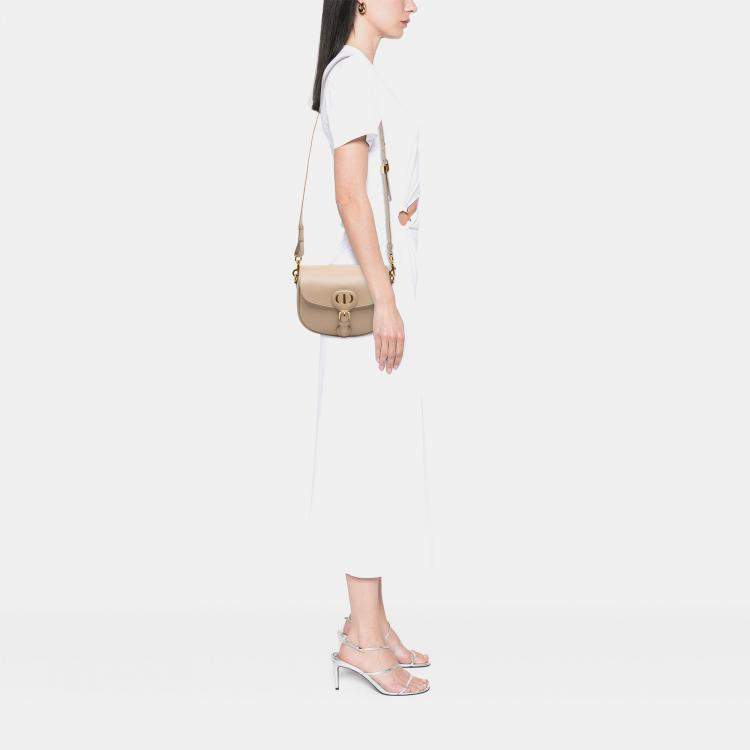 Pre Owned Dior Beige Medium Leather Bobby Crossbody