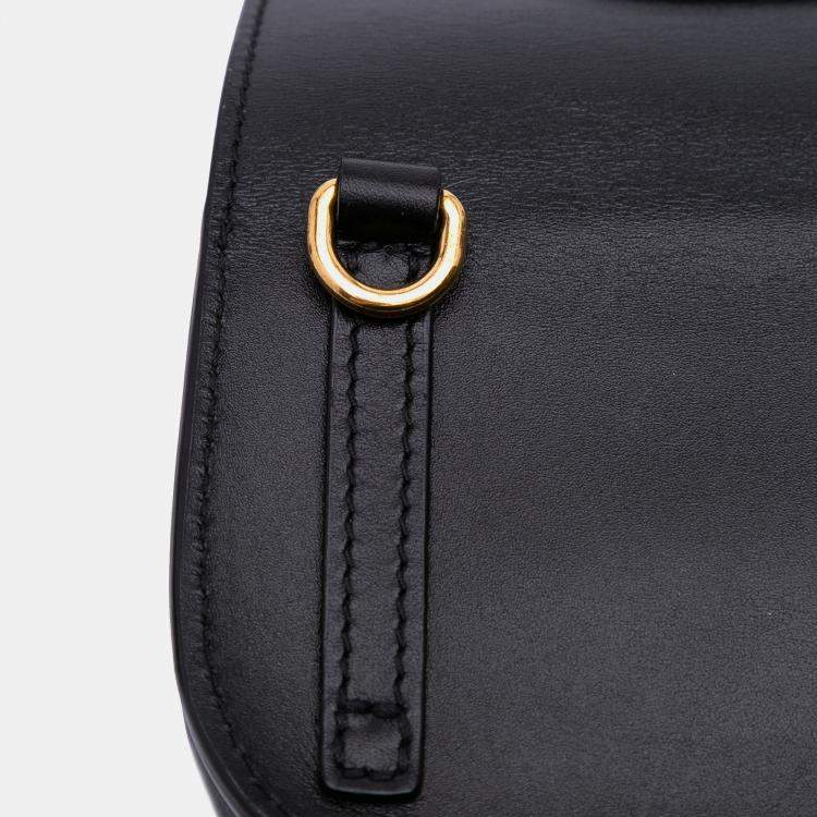 Pre Owned Dior Black Micro Leather Bobby Crossbody
