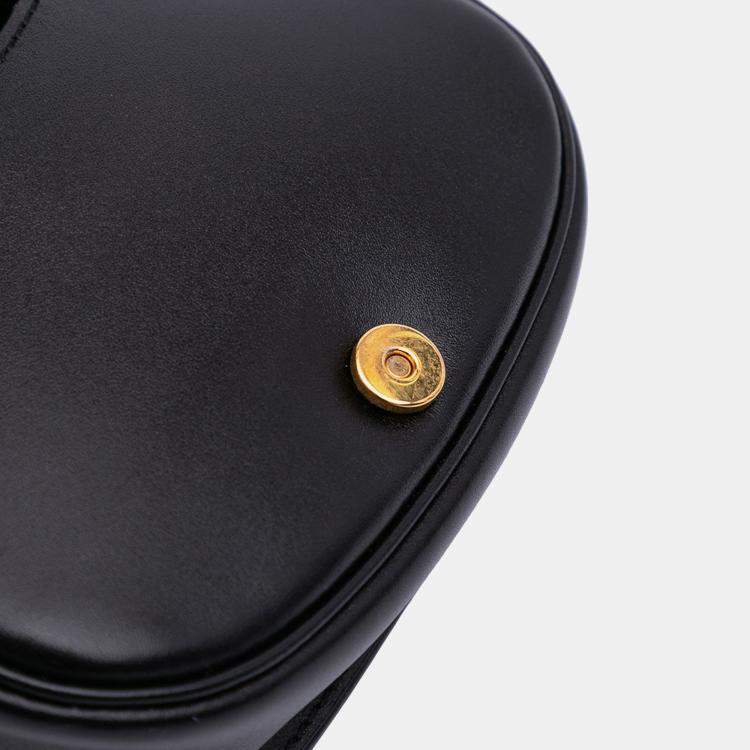Pre Owned Dior Black Micro Leather Bobby Crossbody