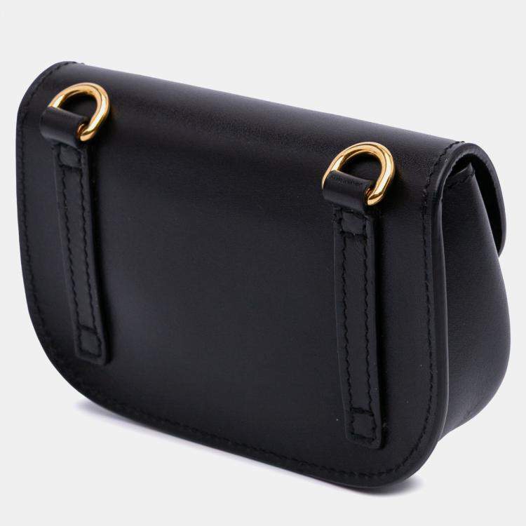 Pre Owned Dior Black Micro Leather Bobby Crossbody