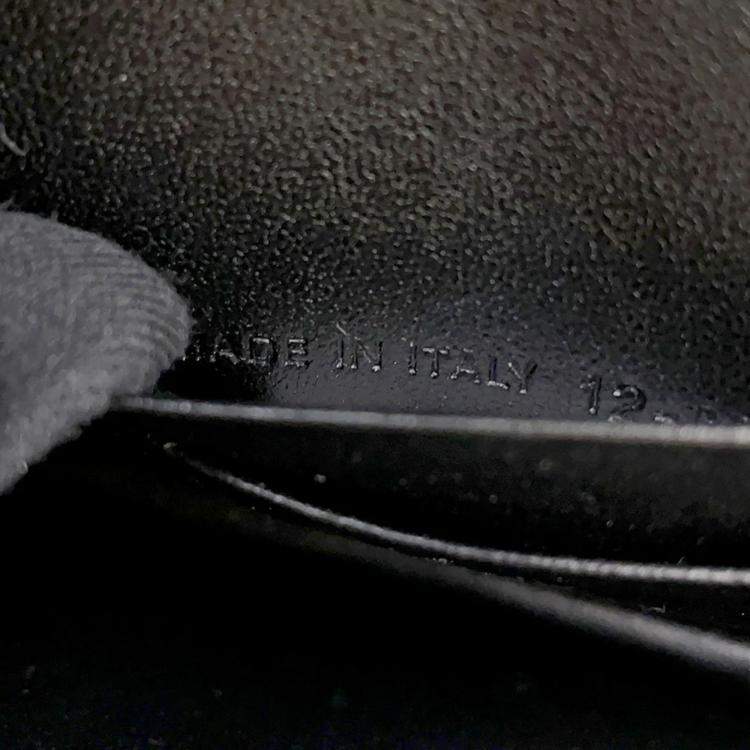 Pre Owned Dior Caro Black Leather Wallet