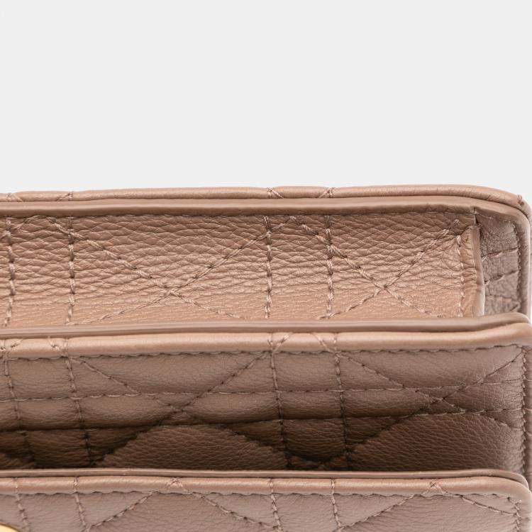Pre Owned Dior Calfskin Cannage Caro Belt Bag