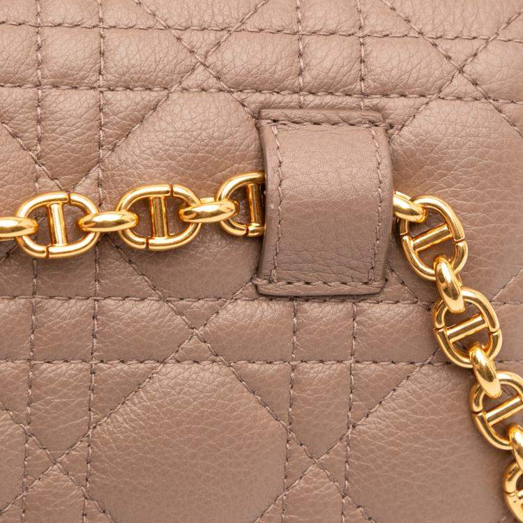 Pre Owned Dior Calfskin Cannage Caro Belt Bag