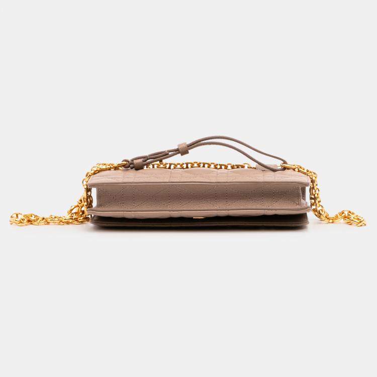 Pre Owned Dior Calfskin Cannage Caro Belt Bag