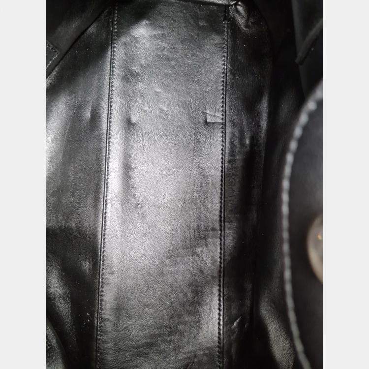 Pre Owned Dior Quilted Cannage Leather Delices Gaufre Tote