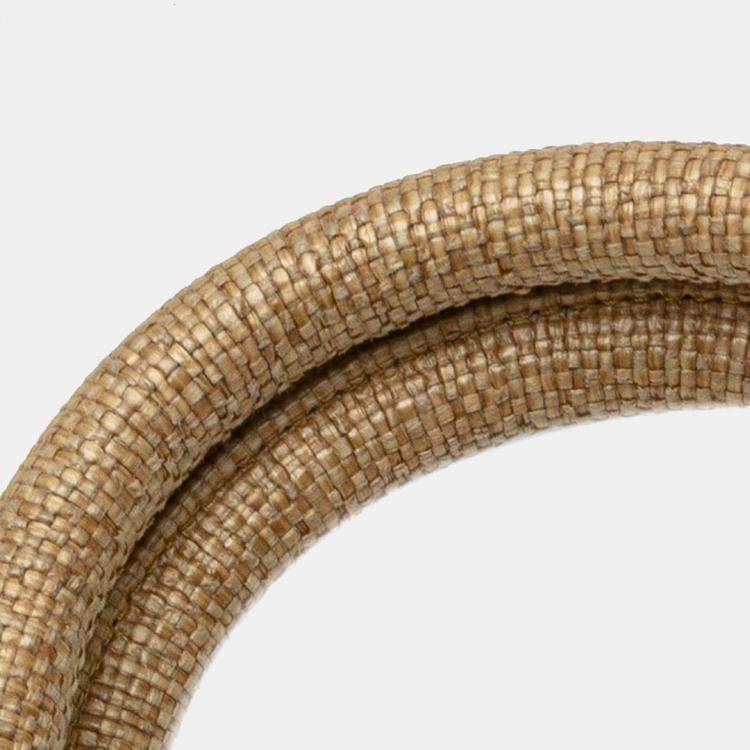 Pre Owned Dior Brown Small Raffia Cannage Book Tote