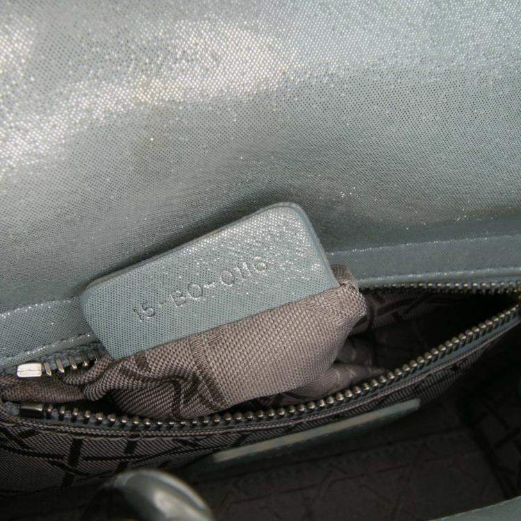 Pre Owned Mini Iridescent Lambskin Cannage Lady Dior