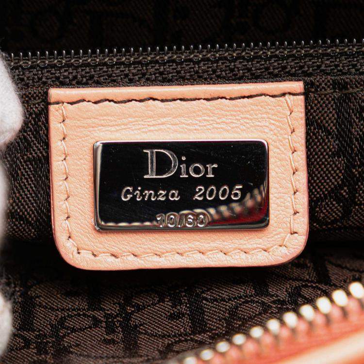 Pre Owned Dior Pink Medium Lambskin Cannage Lady Dior